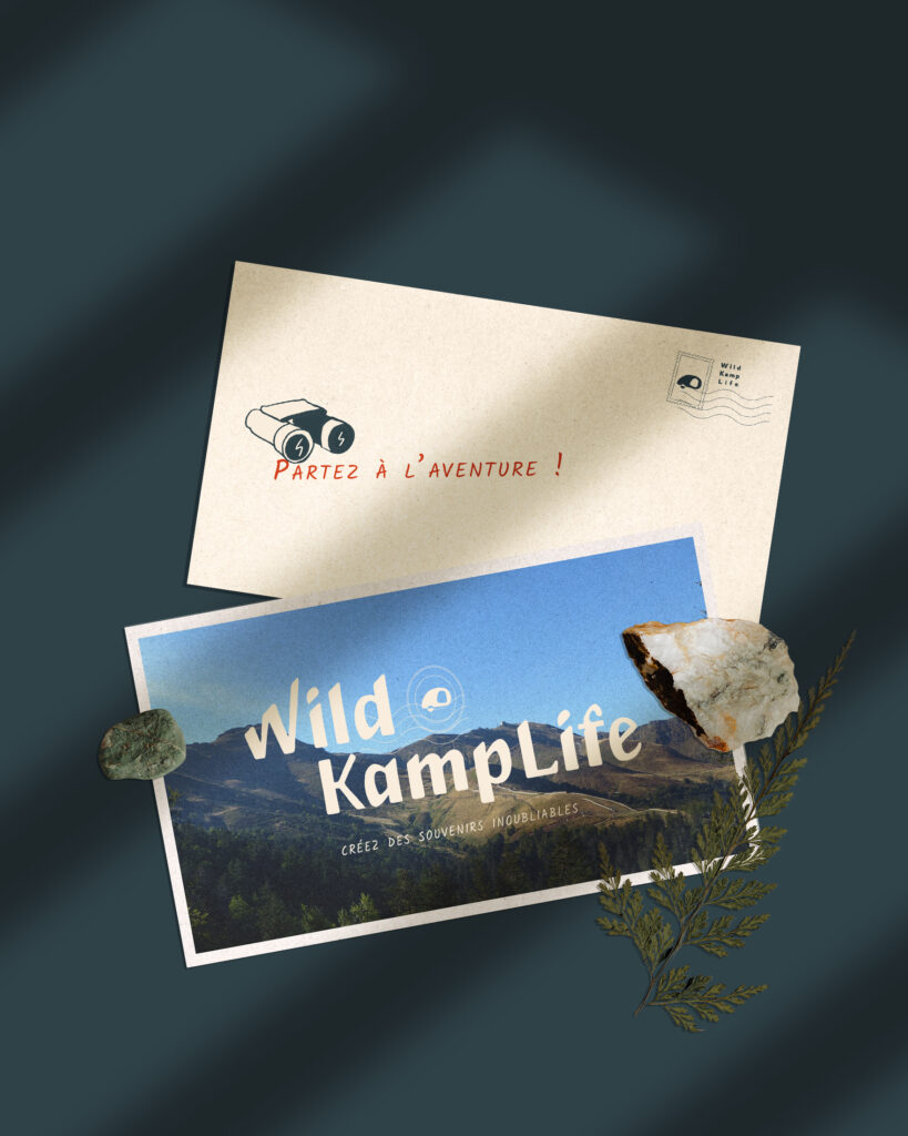 Identité de marque réalisée pour Wild KampLife